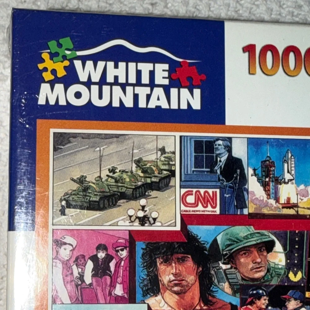 White Mountain 1980's‎ Collage Puzzle NEW